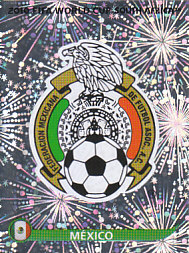 Team Emblem Mexico samolepka Panini World Cup 2010 #50